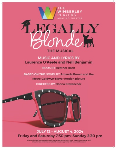 Legally Blonde, the musical by Wimberley Players