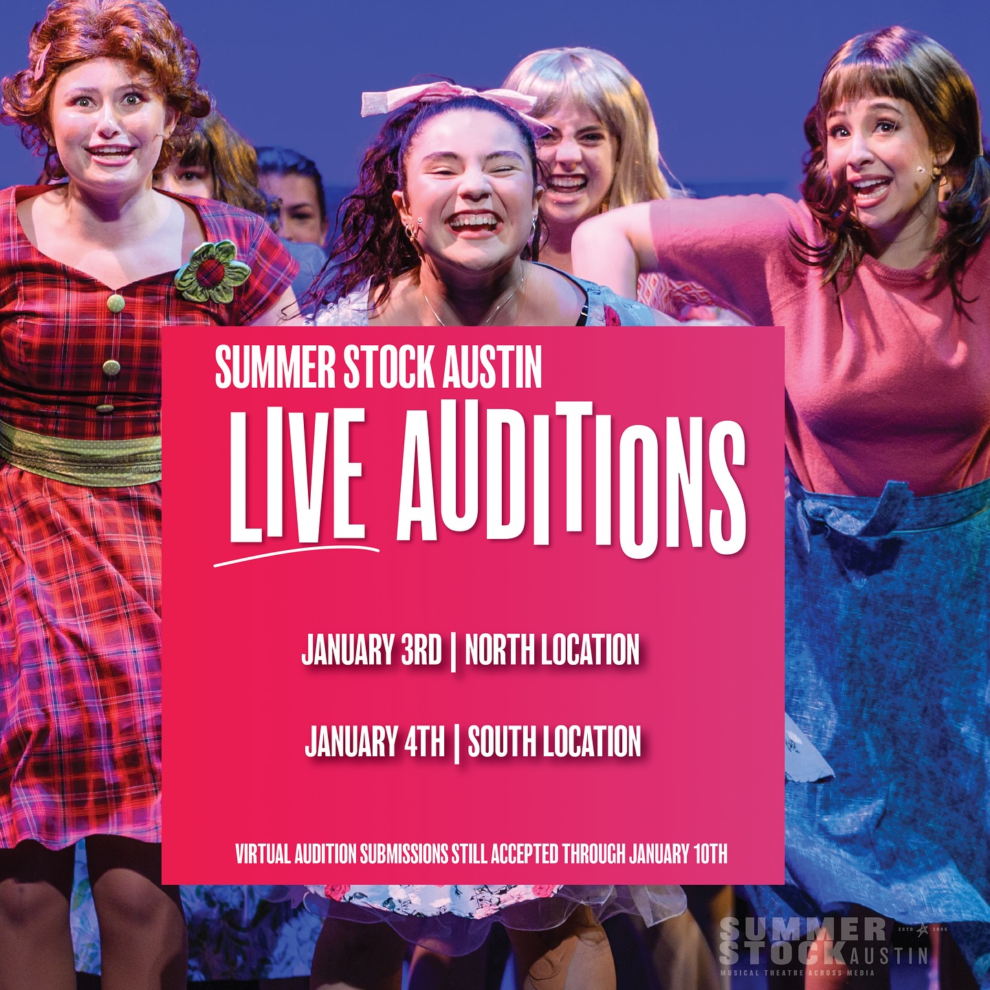 CTX3945. First Round of Auditions for SummerStock Austin 2024 productions, by Impact! Arts