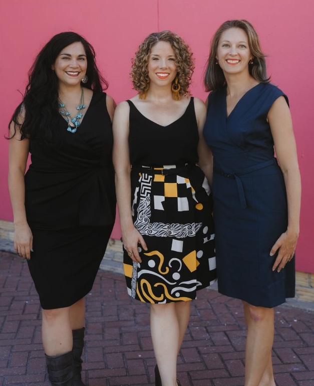 Katherine Gillen, Adrianna M. Santos,Kathryn Vomero Santos (via Borderlands Shakespeare Colectiva)