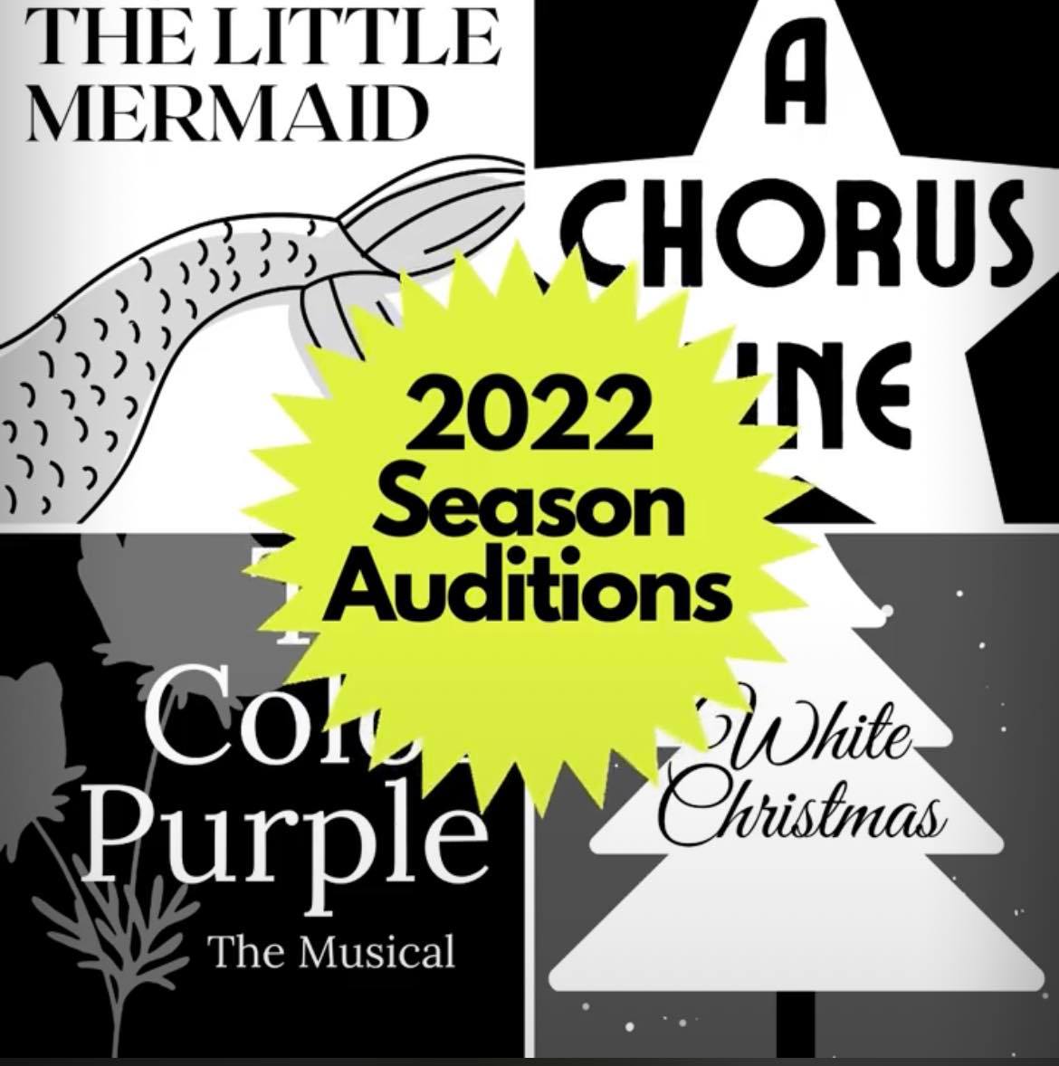 Auditions for upcoming season, by Woodlawn Theatre, San Antonio