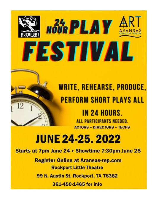 24-Hour Play Festival by Rockport Little Theatre