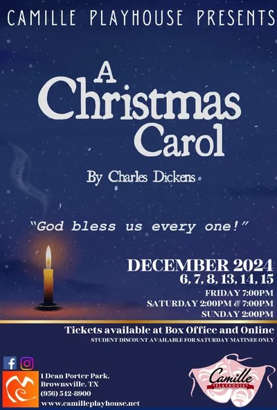 CTX3876. Auditions for A Christmas Carol, by Camille Lightner Playhouse, Brownsville