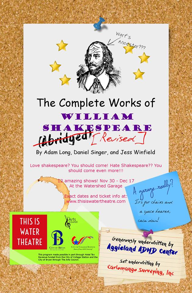 The Complete Works of William Shakespeare (abridged)(revised) by This Is Water Theatre
