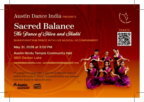 Sacred Balance - The Dance of Shiva and Shakti by Austin Dance India