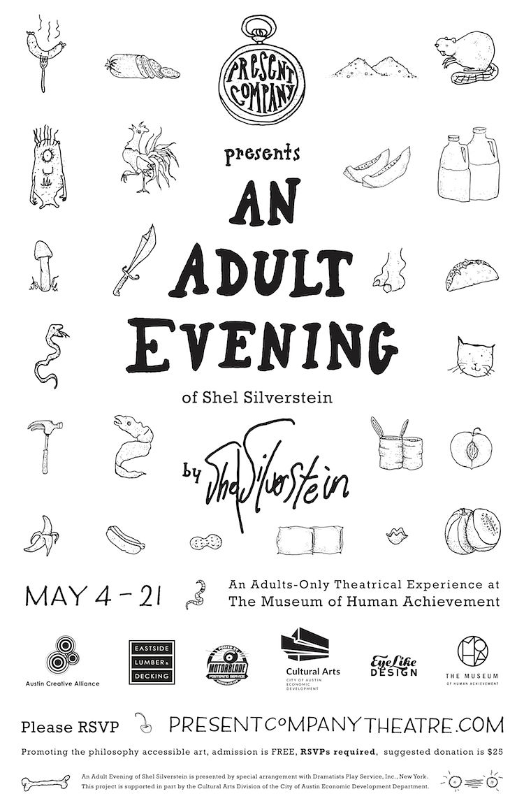 An Adult Evening of Shel Silverstein by Present Company Theatre