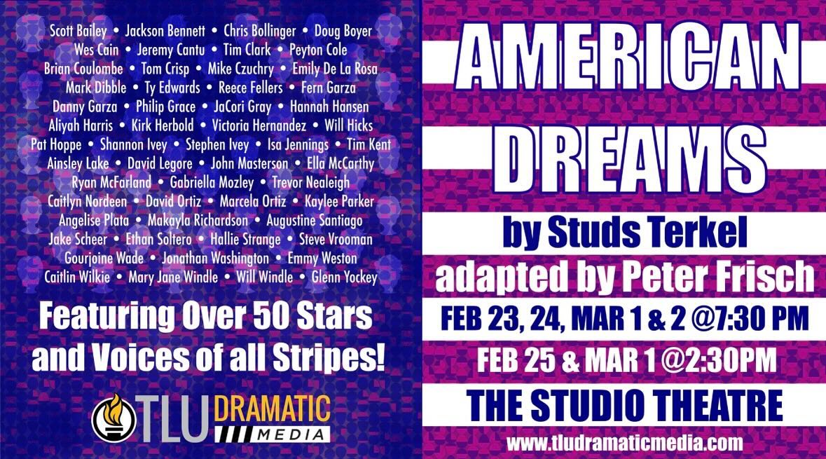 American Dreams by Texas Lutheran University Department of Dramatic Art