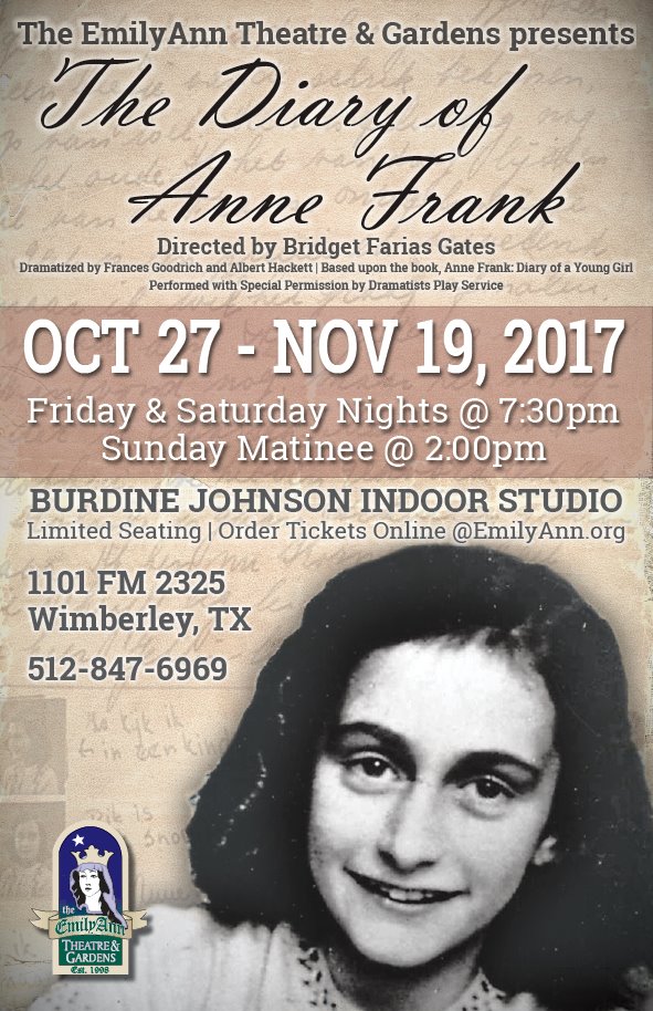The Diary of Anne Frank by Emily Ann Theatre