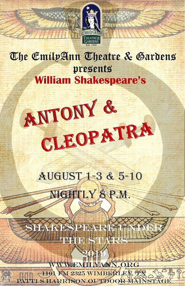 Antony and Cleopatra by Emily Ann Theatre