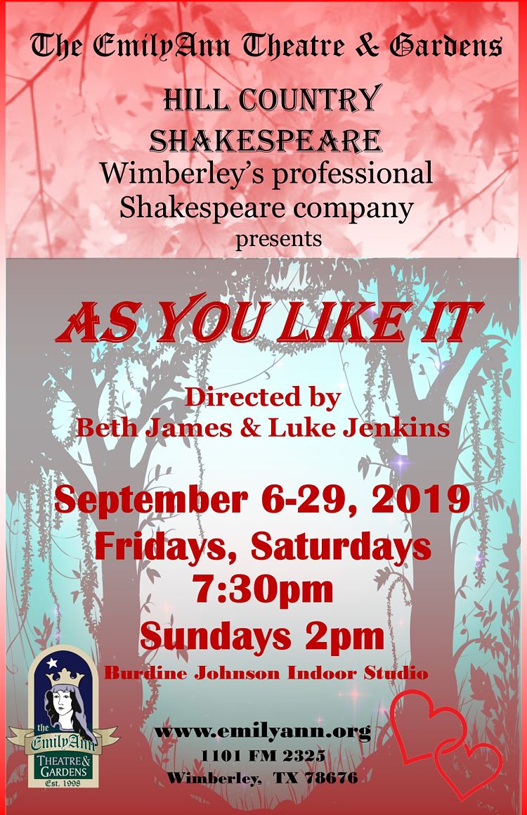 As You Like It by Emily Ann Theatre