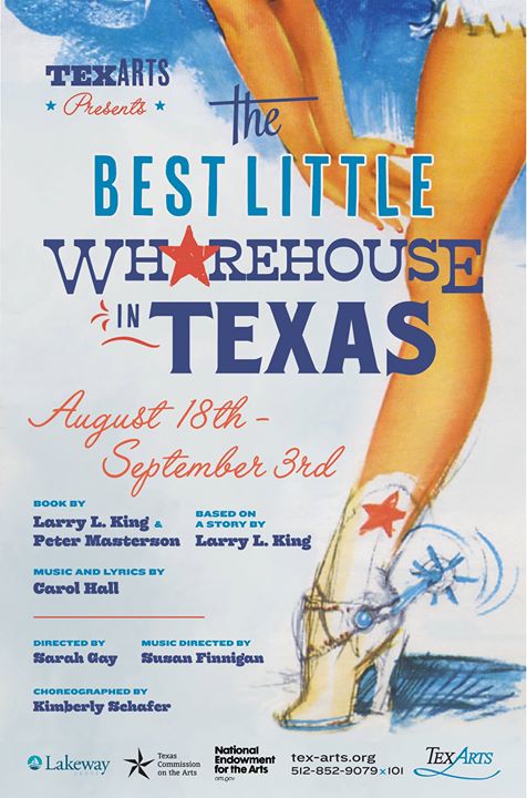 The Best Little Whorehouse in Texas by Tex-Arts