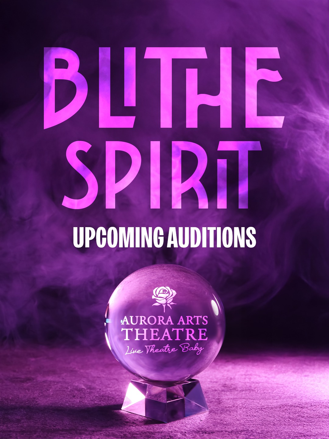 CTX4291. Auditions for Blithe Spirit, by Aurora Arts Theatre, Corpus Christi