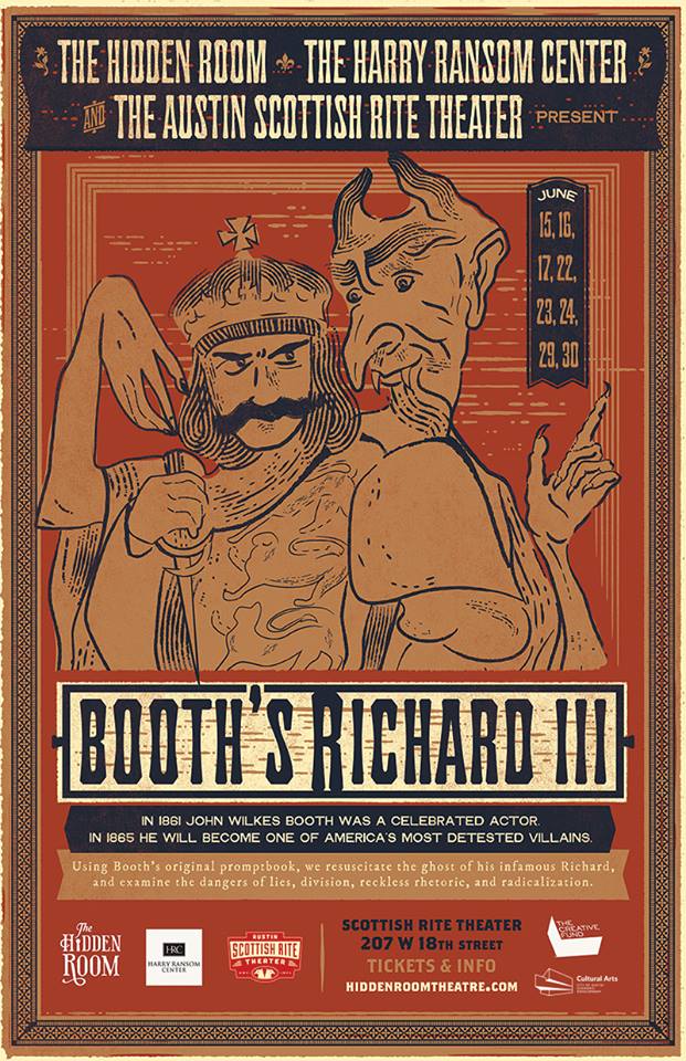John Wilkes Booth's RICHARD III by Hidden Room Theatre