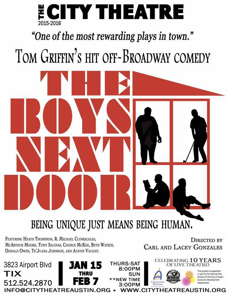 The Boys Next Door by City Theatre Company