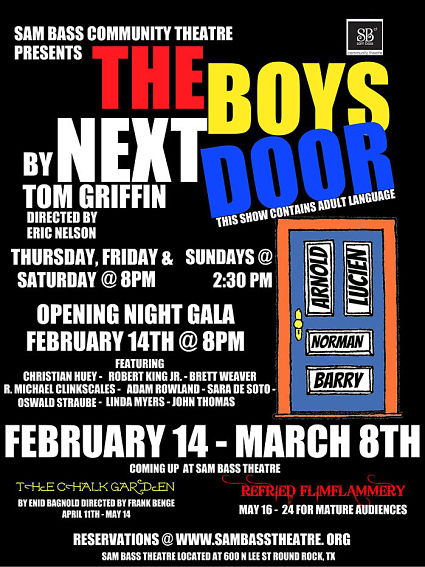 The Boys Next Door by Sam Bass Community Theatre