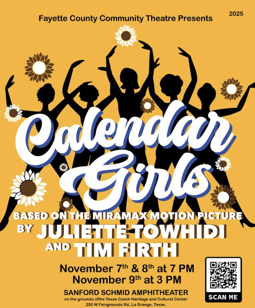 CTX4156. Auditions for Calendar Girls, by Fayette County Community Theatre (FCCT), La Grange