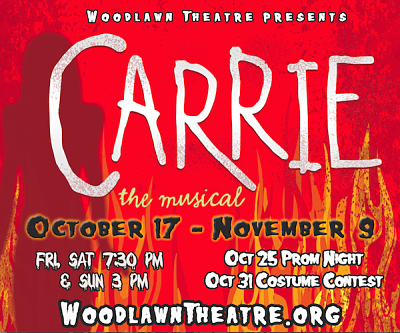 Carrie, the musical by Wonder Theatre (formerly Woodlawn Theatre)