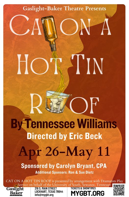 Cat on a Hot Tin Roof by Gaslight Baker Theatre