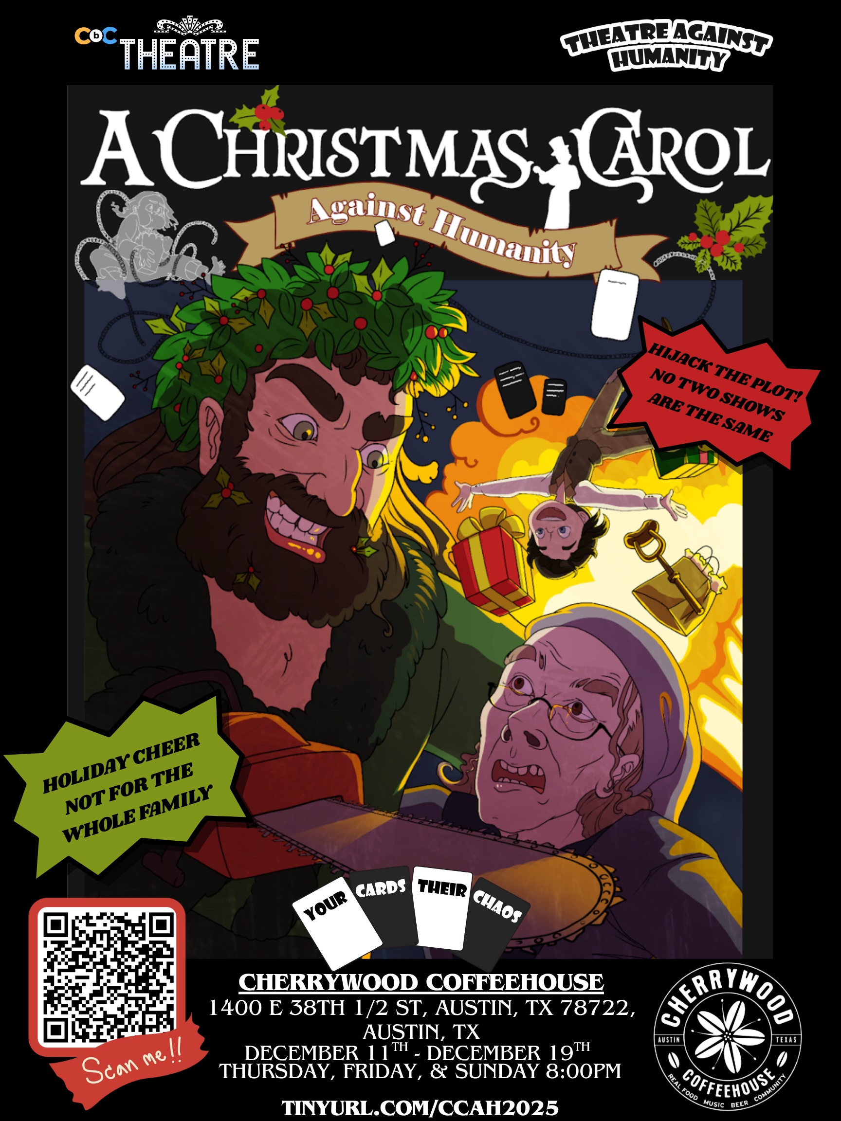A Christmas Carol against Humanity by Communication by Captivation