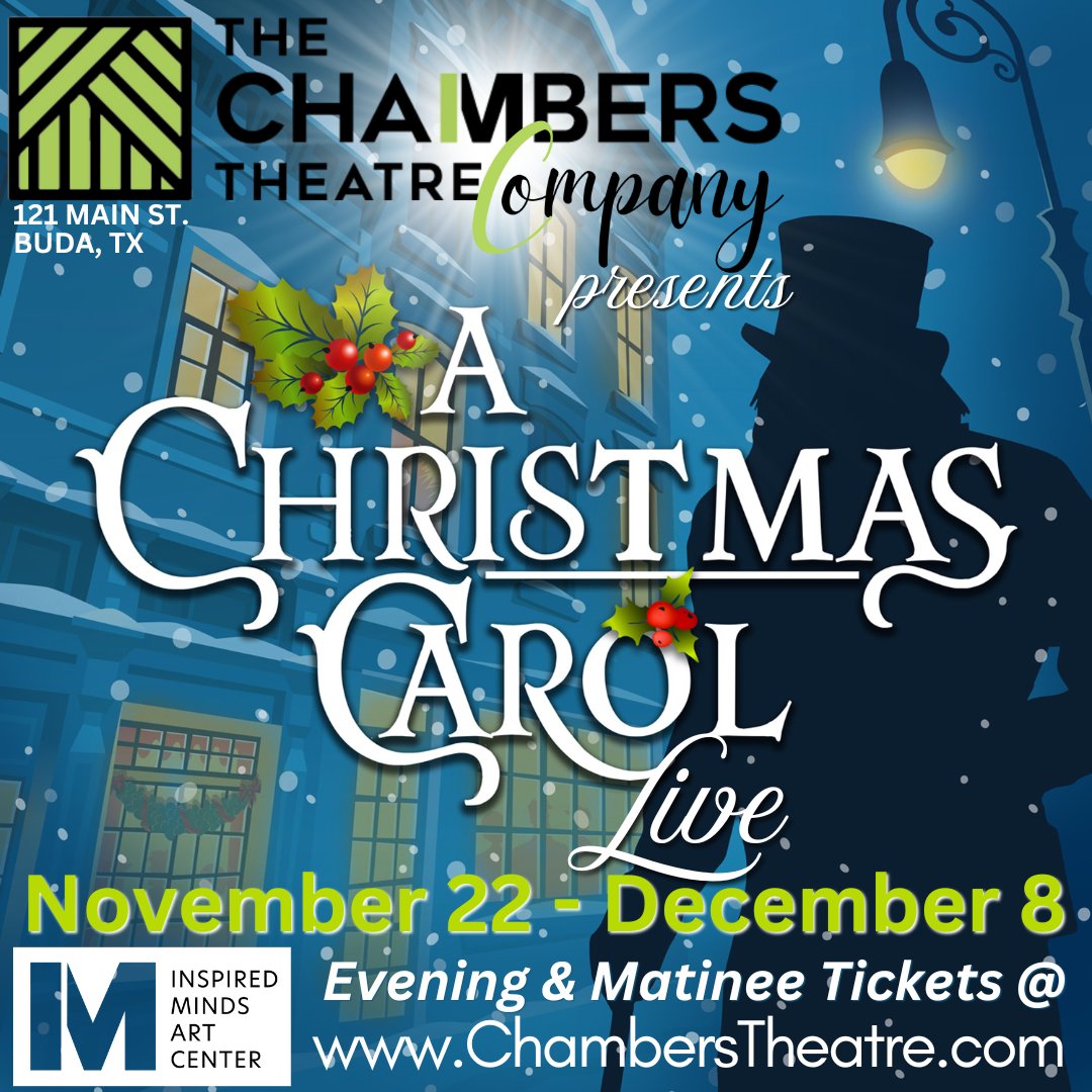 A Christmas Carol, live by Chambers Theatre Company