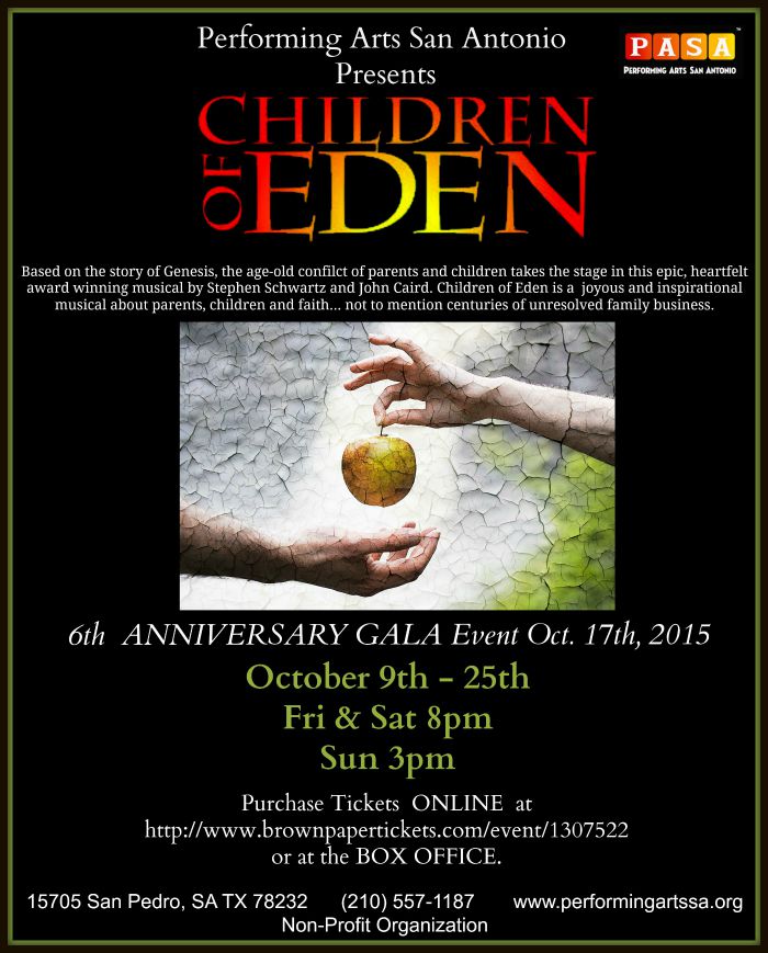 Children of Eden by Performing Arts San Antonio (PASA)