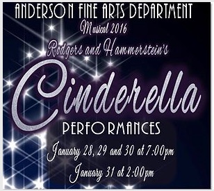 Cinderella, the musical by Rodgers and Hammerstein by Anderson HS Theater Department