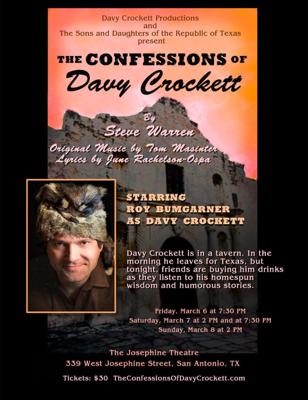 The Confessions of Davy Crockett by Davy Crockett Productions