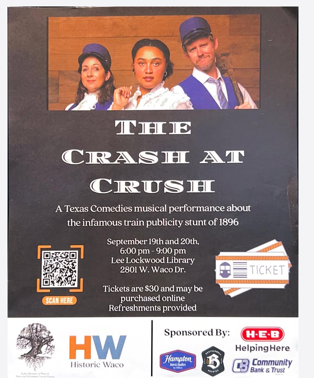 The Crash at Crush by Texas Comedies