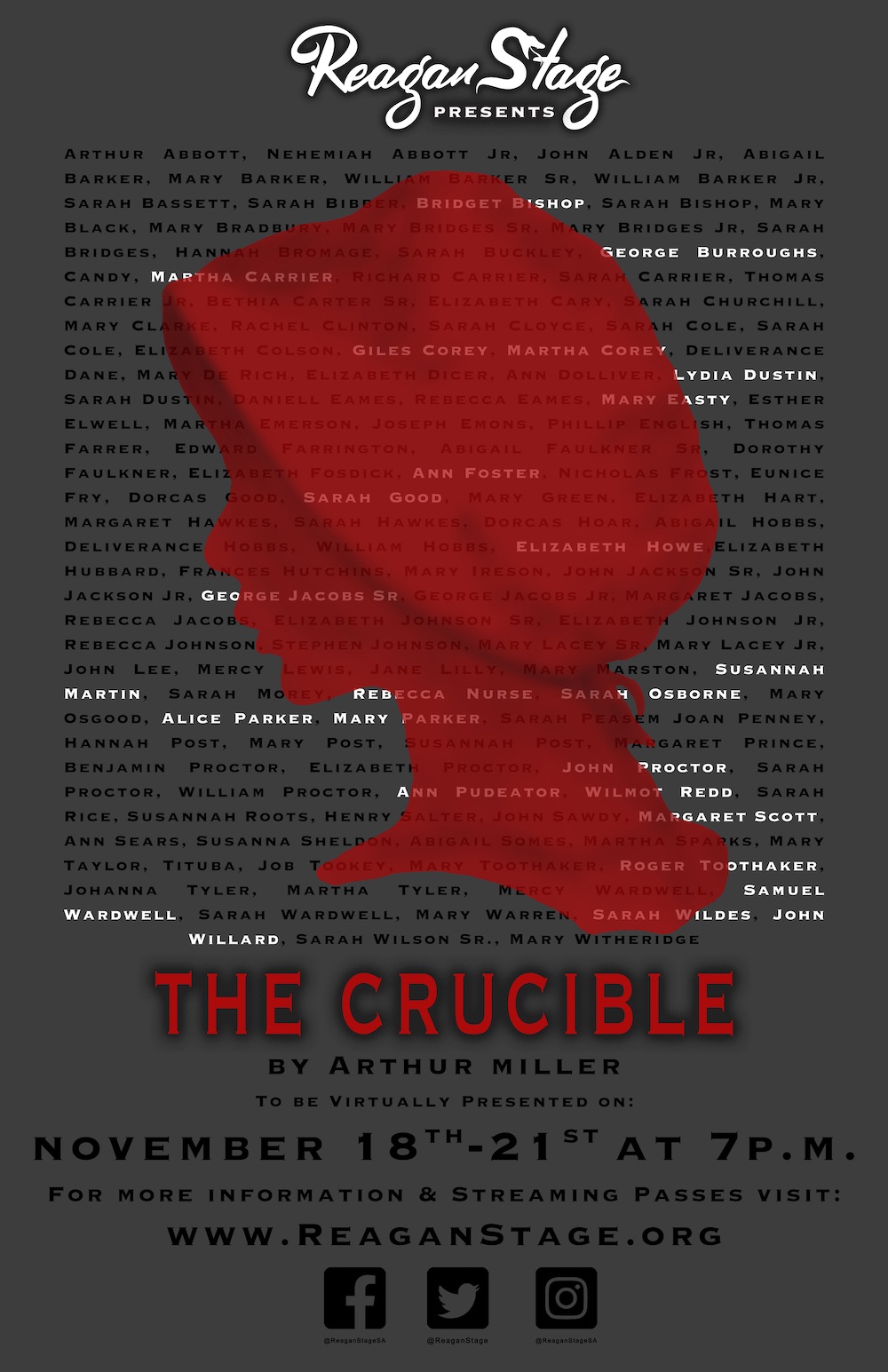 The Crucible by Reagan Stage