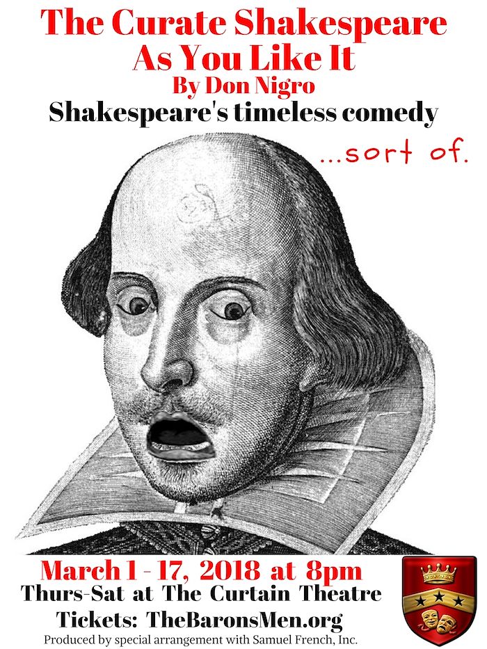 The Curate Shakespeare As You Like It by The Baron's Men