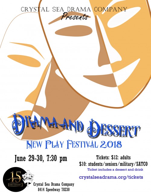 Drama and Dessert - New Play Festival 2018 by Crystal Sea Drama Company