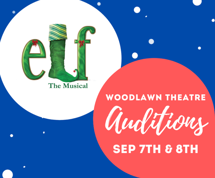 Auditions for Elf, the musical, by Woodlawn Theatre, San Antonio