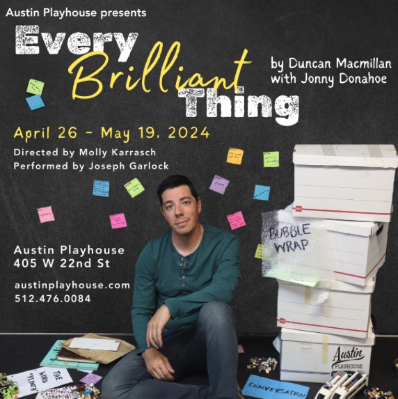 Every Brilliant Thing by Austin Playhouse