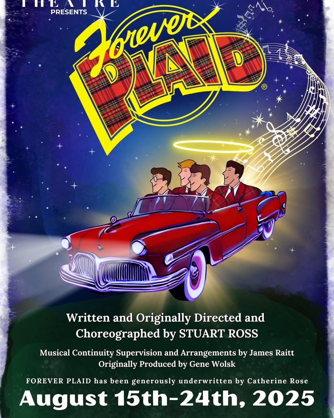 Auditions for Forever Plaid , by Hill Country  Community Theatre (HCCT)