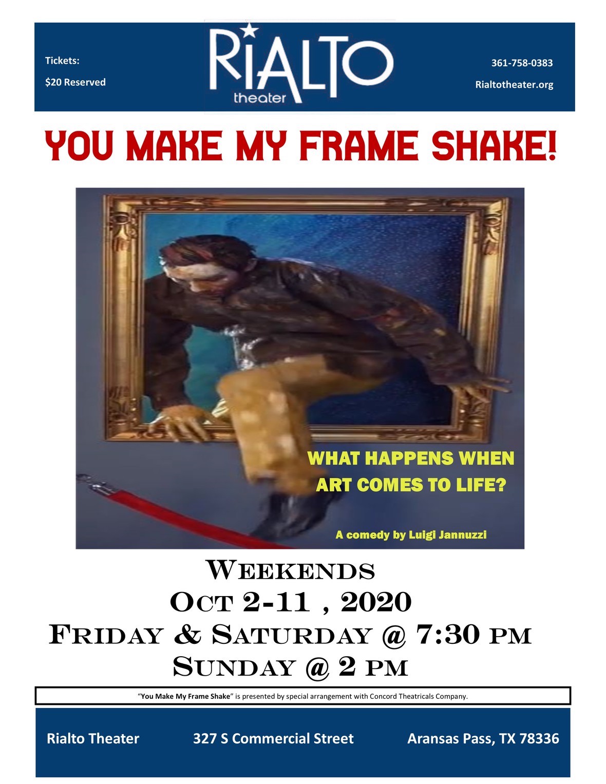 You Make My Frame Shake by Rialto Theatre