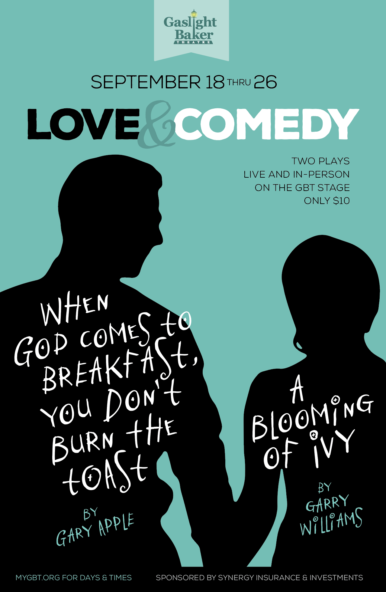 Love & Comedy - Two One-Act Plays by Gaslight Baker Theatre
