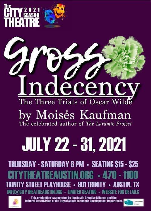 Gross Indecency - The Three Trials of Oscar Wilde by City Theatre Company