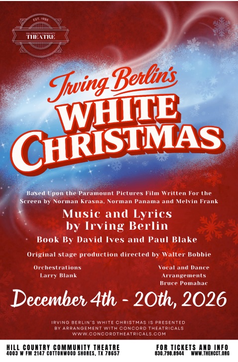 White Christmas by Hill Country  Community Theatre (HCCT)