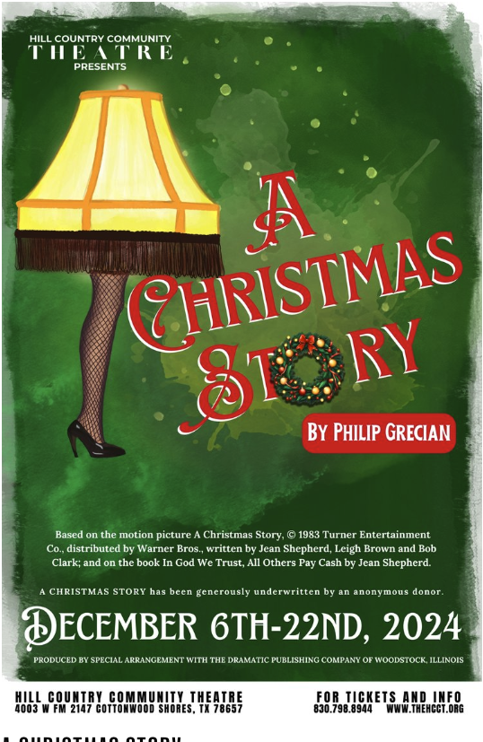 A Christmas Story by Hill Country  Community Theatre (HCCT)