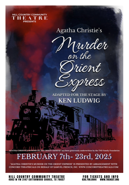Murder on the Orient Express by Hill Country  Community Theatre (HCCT)