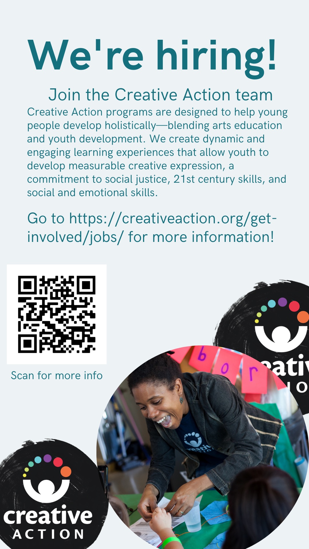 Now Hiring -- Creative Action, Austin, Seeks Teaching Artists for School and Youth Programs
