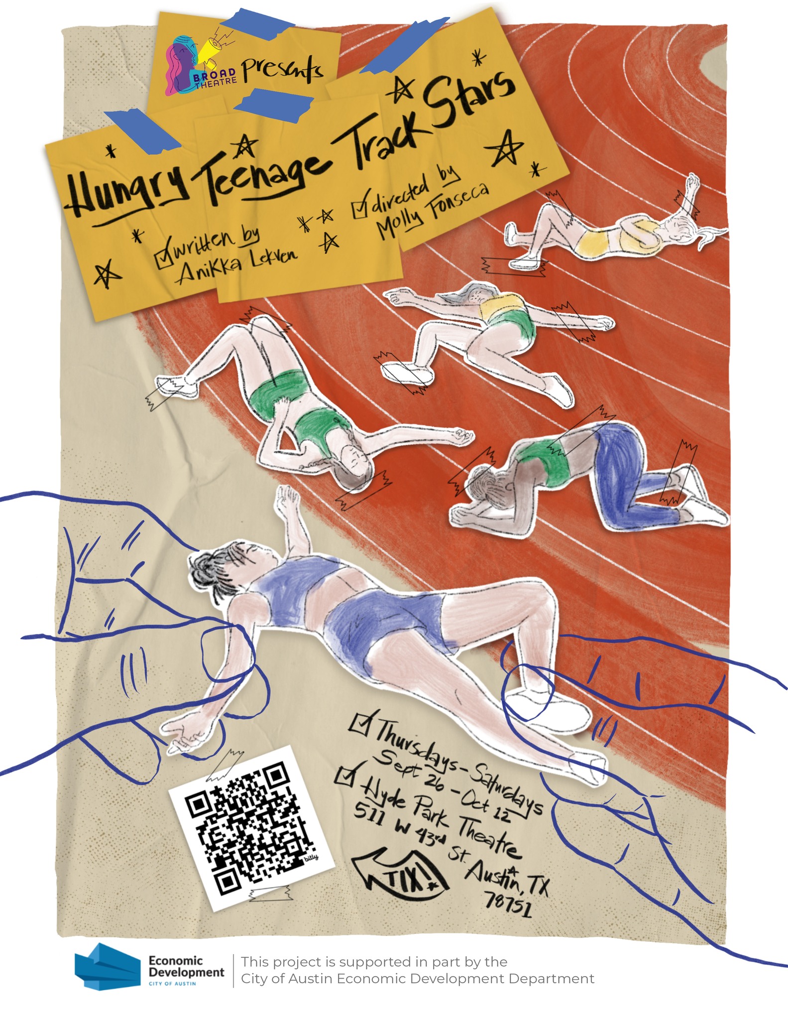 Hungry Teenage Track Stars by Broad Theatre