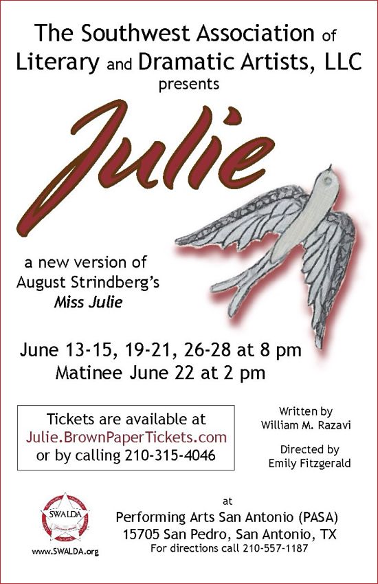 Julie by Southwest Association of Literary and Dramatic Artists