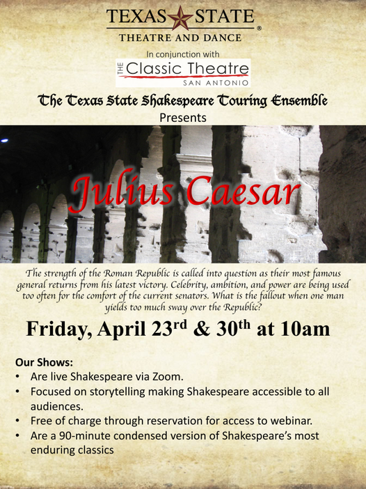 Julius Caesar by Texas State University