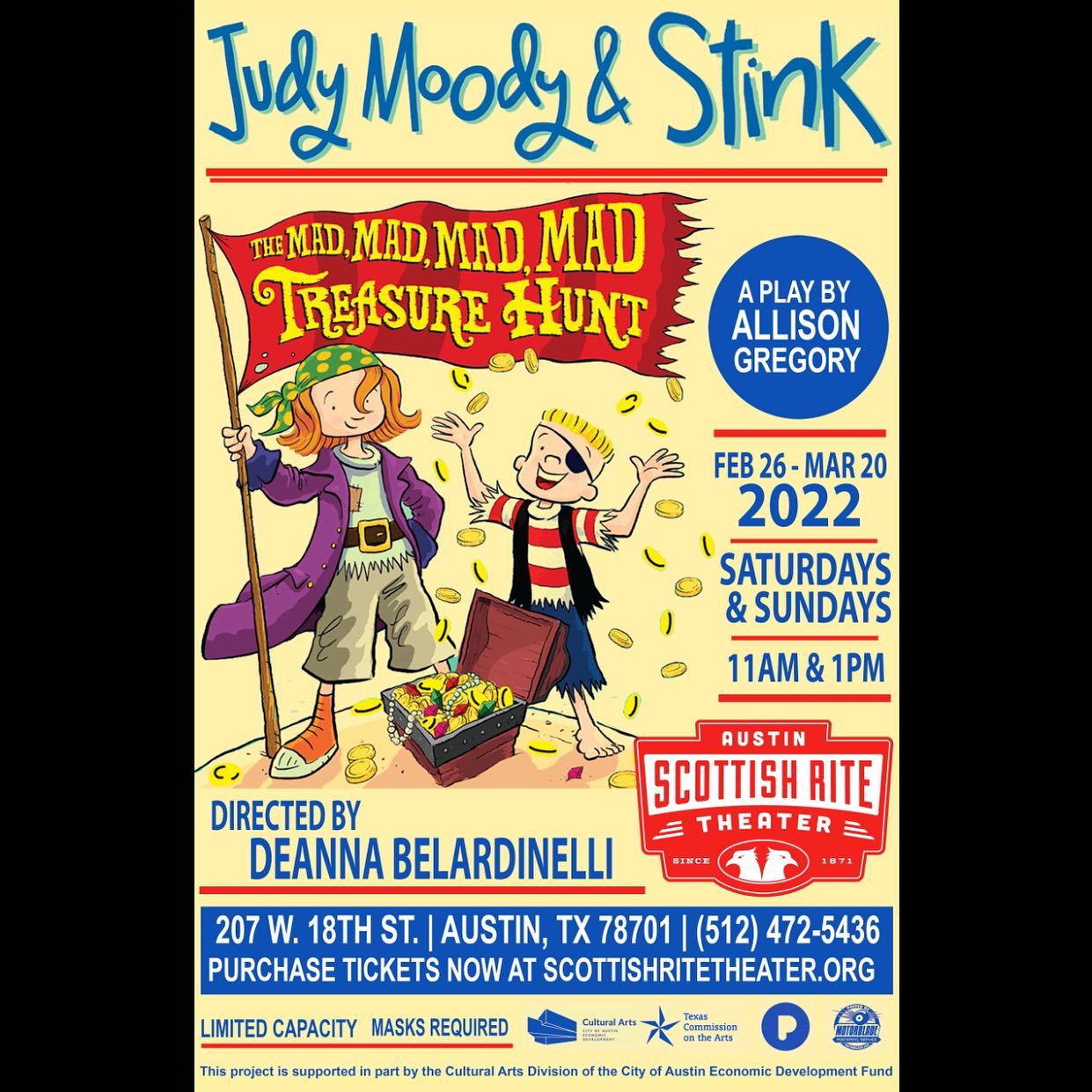 Judy Moody & Stink - The Mad, Mad, Mad, Mad Treasure Hunt by Scottish Rite Theater