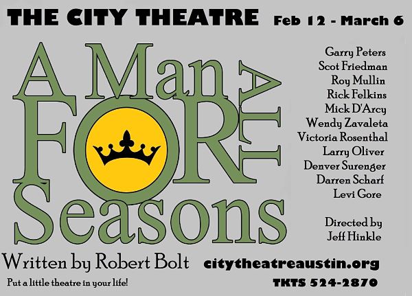 A Man for All Seasons by City Theatre Company