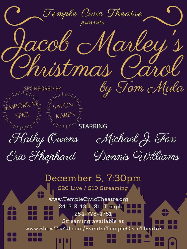 Jacob Marley's Christmas Carol by Temple Civic Theatre