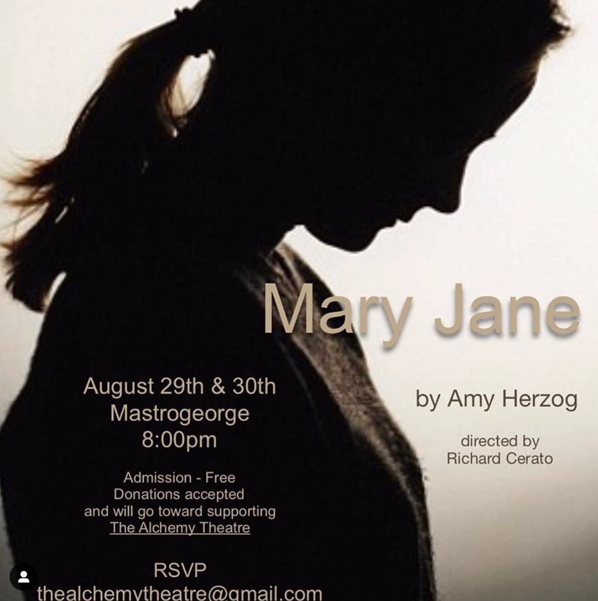 Mary Jane by Alchemy Theatre Company