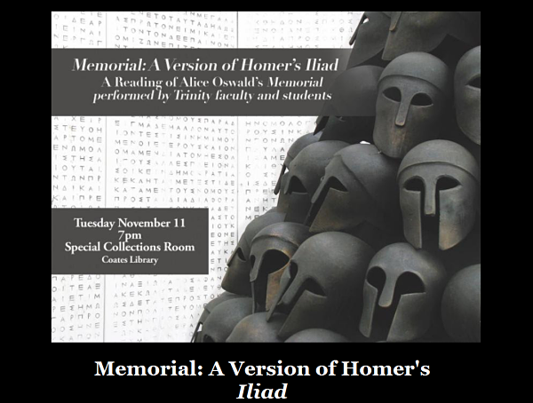 Memorial: A Version of Homer's Iliad