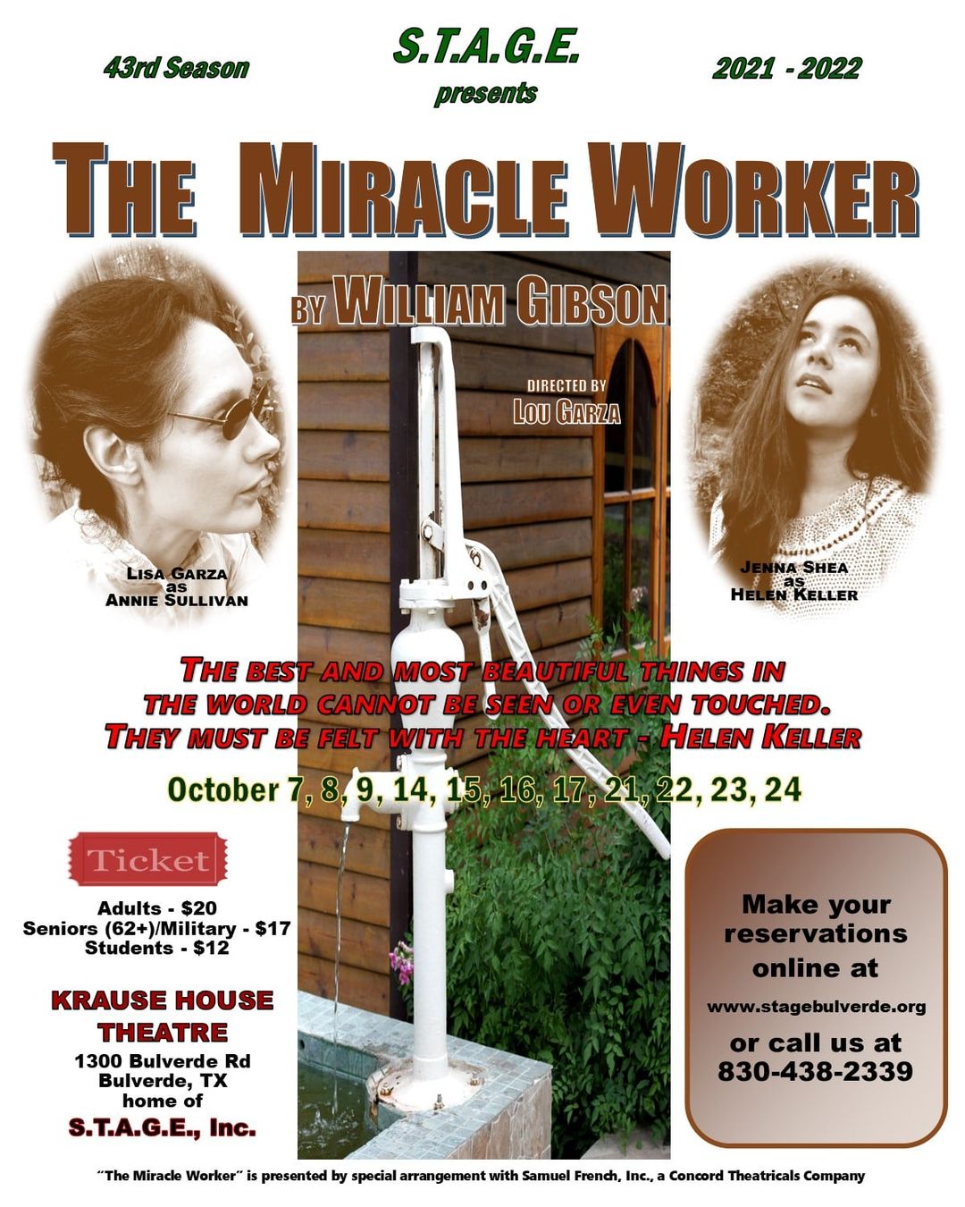 The Miracle Worker by S.T.A.G.E. Bulverde