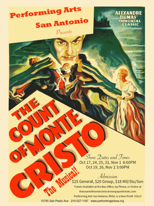 The Count of Monte Cristo by Performing Arts San Antonio (PASA)
